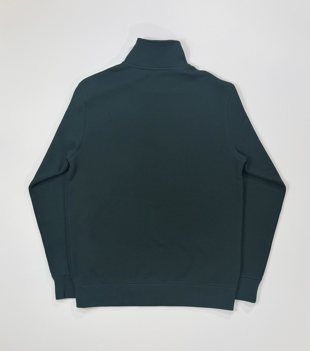 Caligraphy Embroidered Half Zip